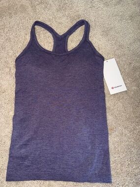 lululemon athletica Purple Racerback Seamless Tank